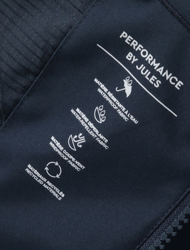 Blouson coupe-vent &agrave; capuche