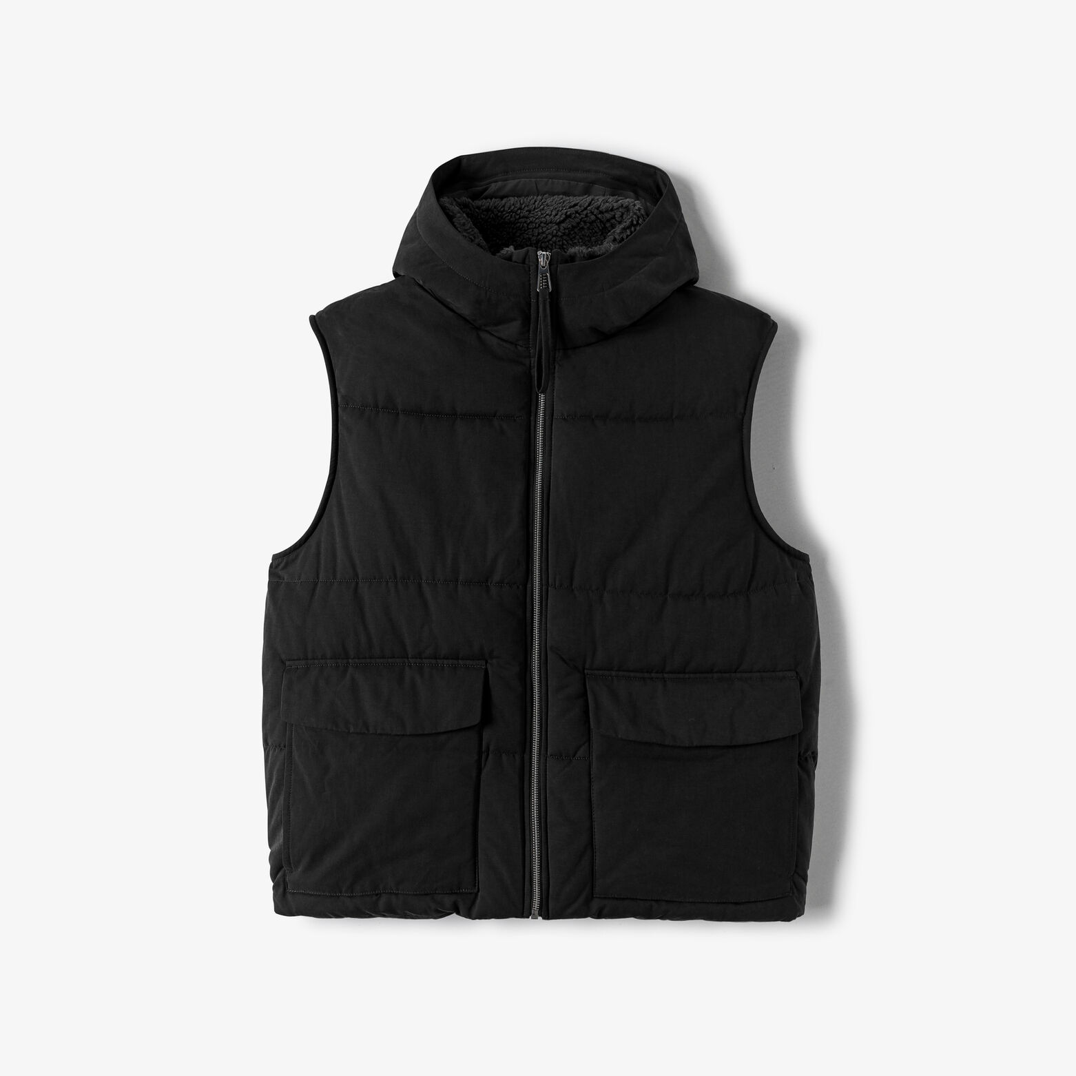 Bodywarmer met kap