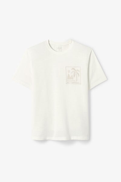 Tee shirt brod&eacute; textur&eacute;