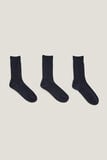 Lot de 3 paires de chaussettes unies