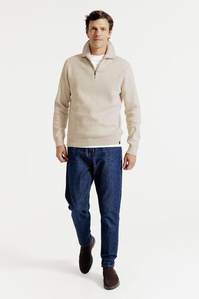 "Le Parfait by JULES" trui met truckerskraag