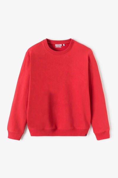 Sweat col rond uni