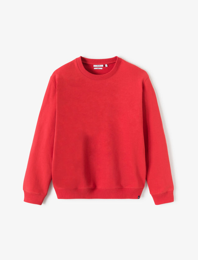 Effen sweater met ronde hals