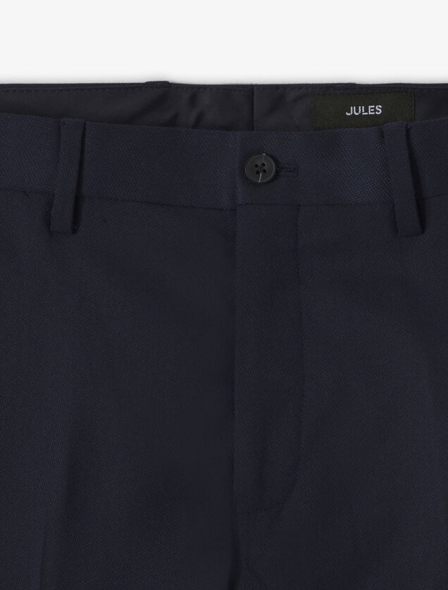 Pantalon de costume uni slim