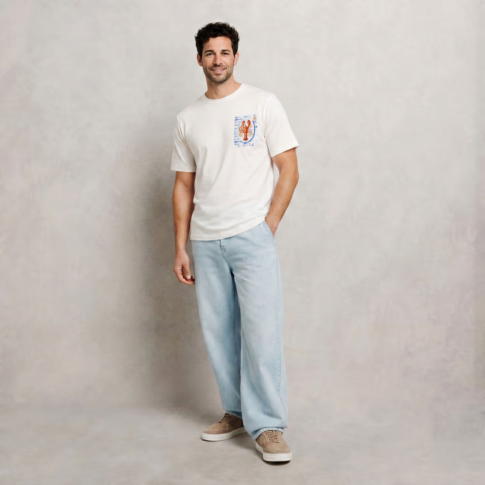 Tee shirt imprim&eacute; devant et dos