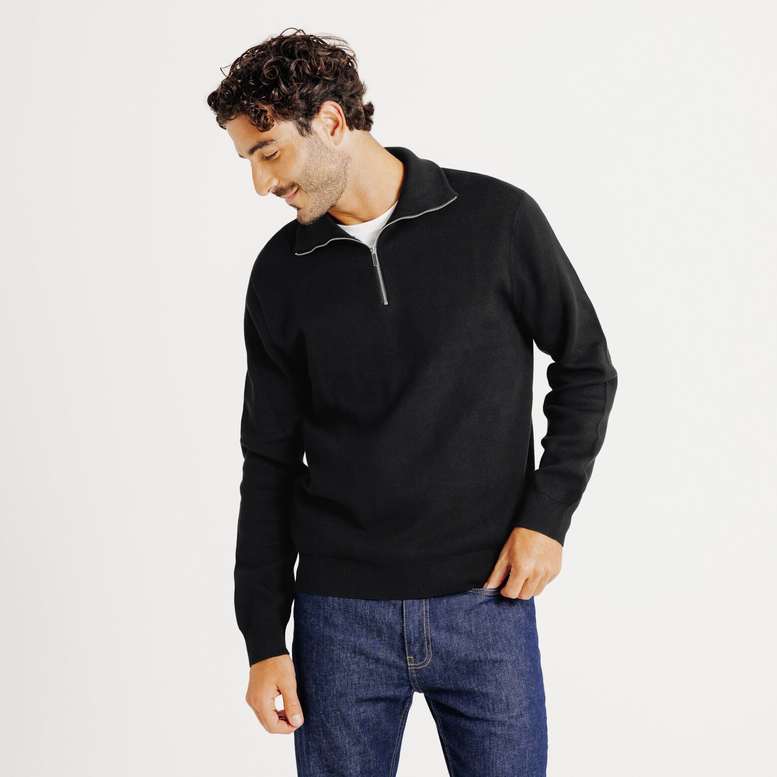 "Le Parfait by JULES" trui met truckerskraag