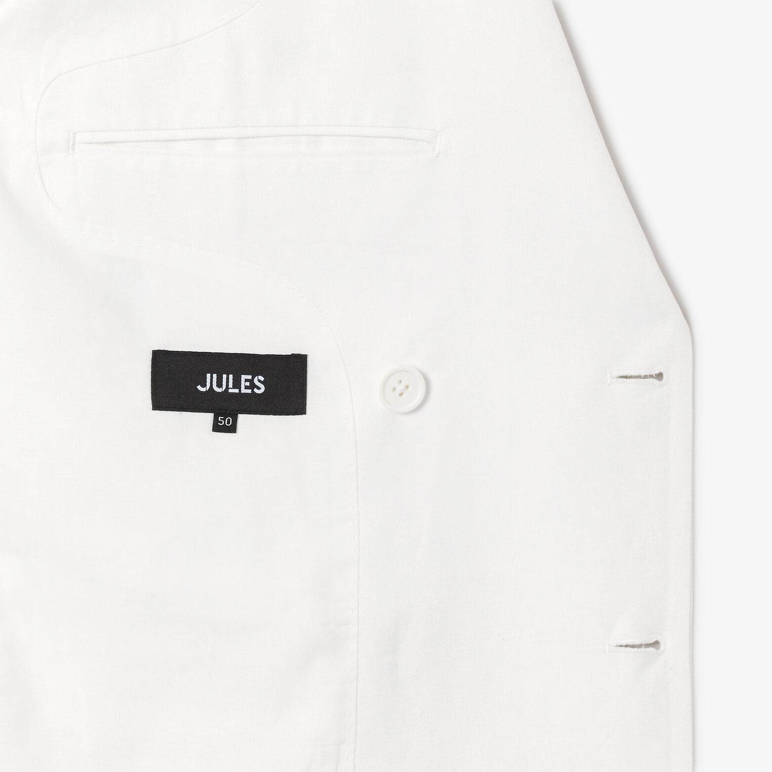 Comfort fit gekruist kostuumvest