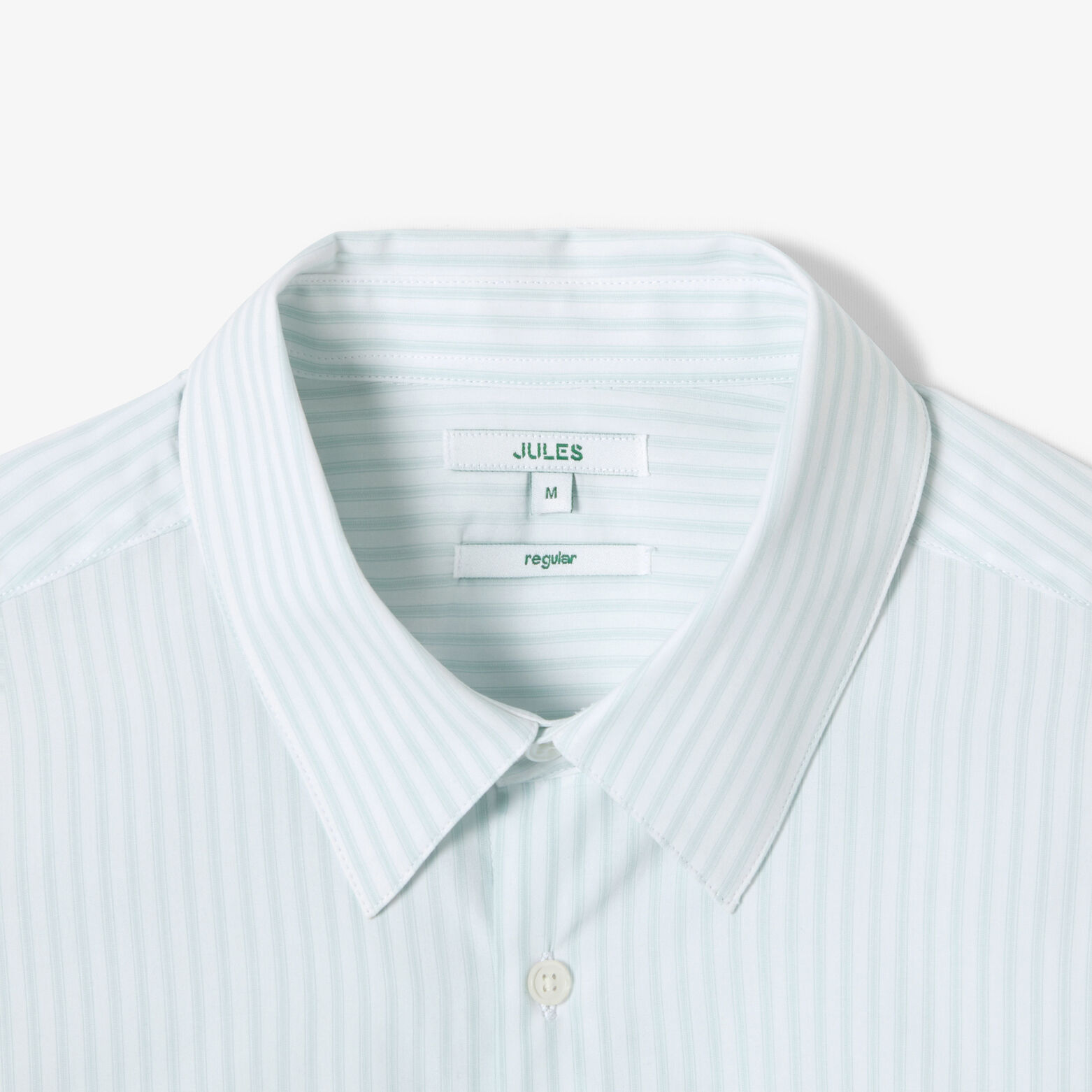 Chemise en coton regular ray&eacute;e