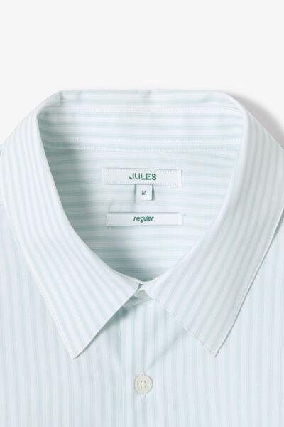 Chemise en coton regular ray&eacute;e