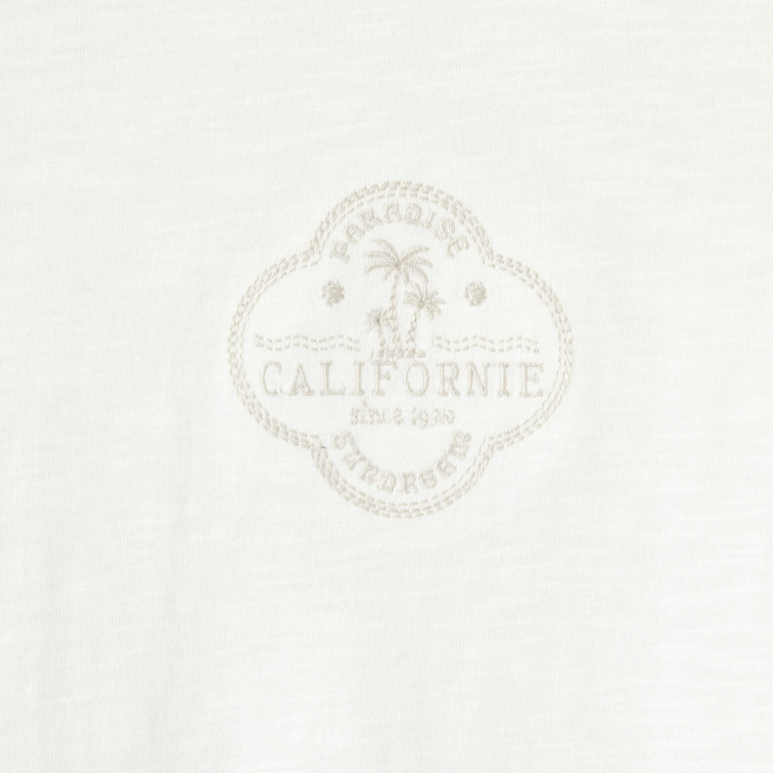 Tee shirt mati&egrave;re flamm&eacute;e imprim&eacute; Californie