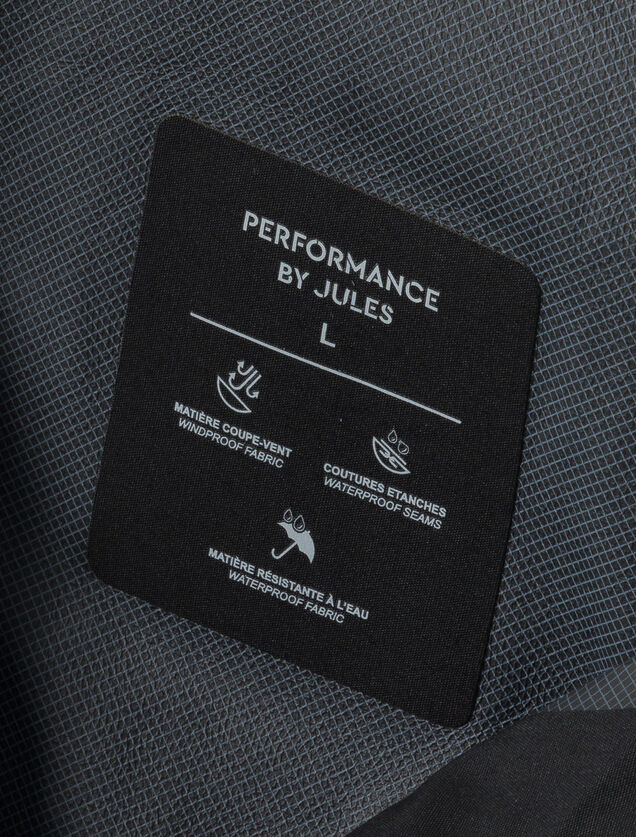 Parka longue waterproof &agrave; capuche