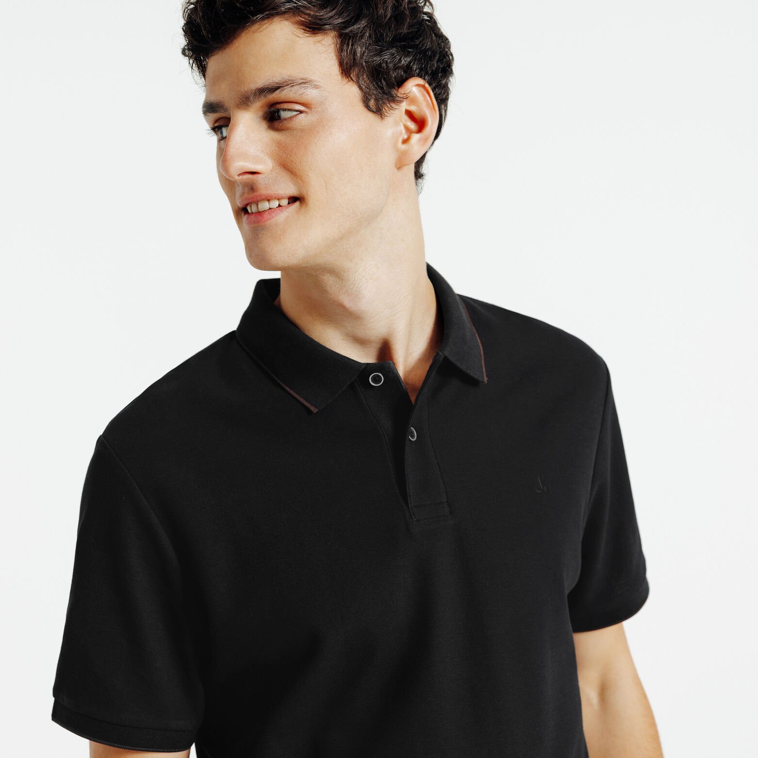 "Le Parfait by Jules" effen polo korte mouwen 