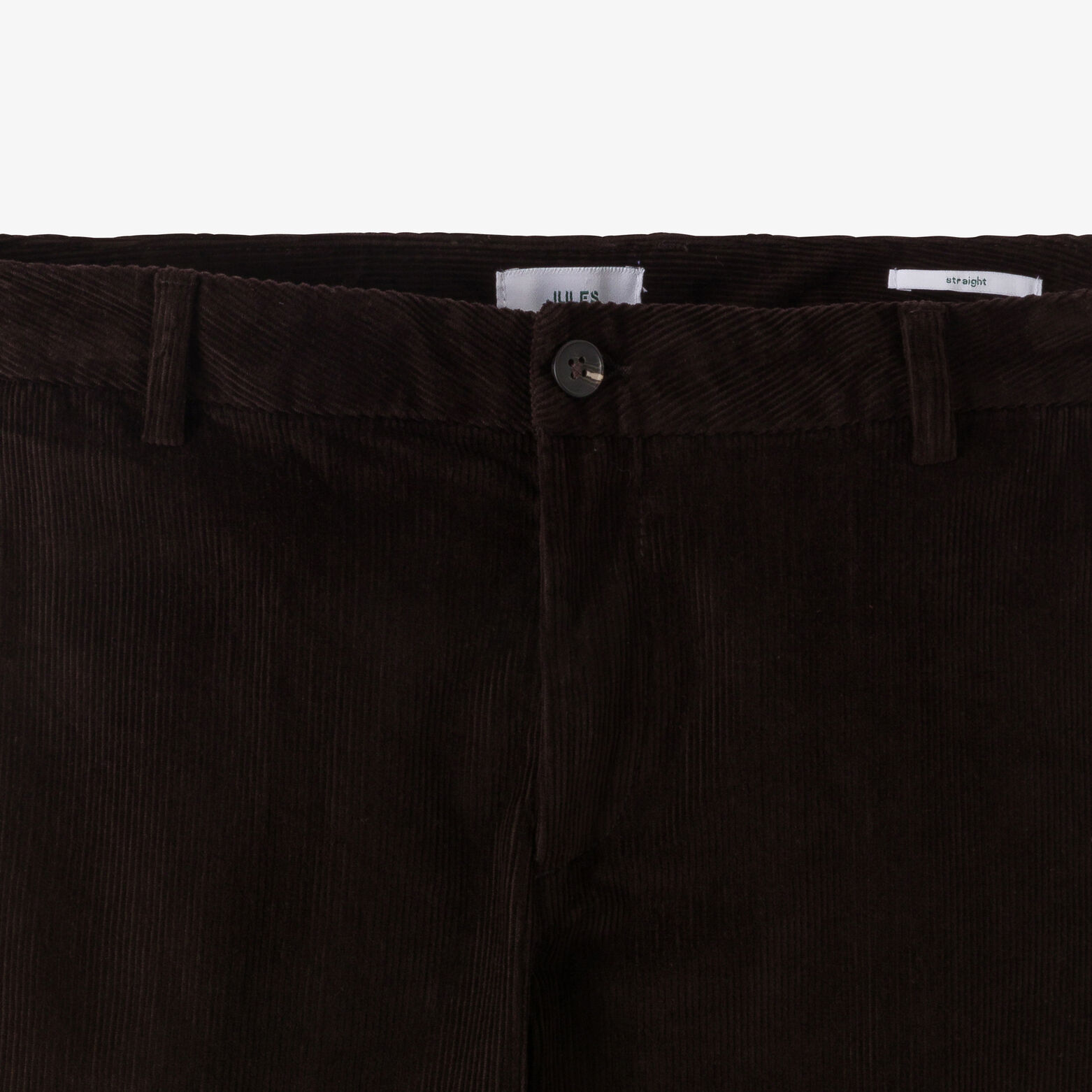 Pantalon chino straight velours
