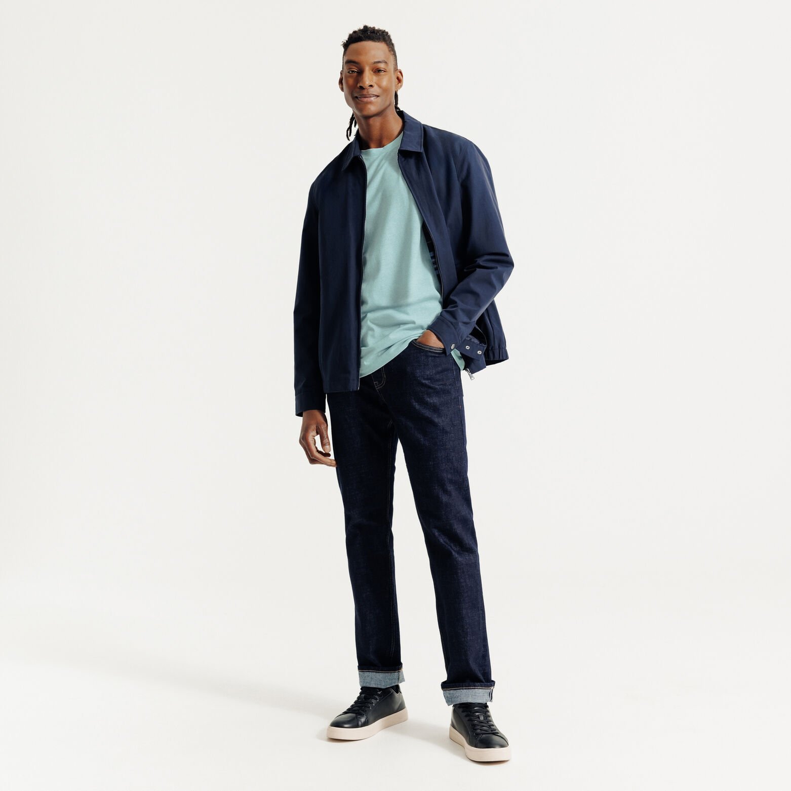 Tee shirt effet microray&eacute; broderie poitrine