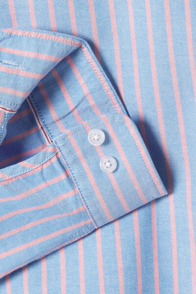 Chemise oxford ray&eacute;e "le parfait by JULES"