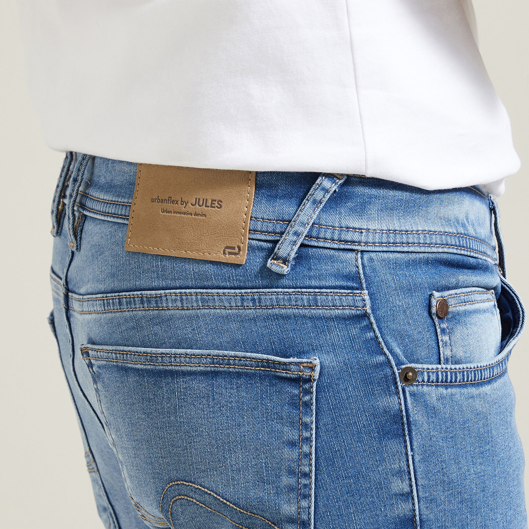 Jean slim urbanflex contenant du coton r g n ratif