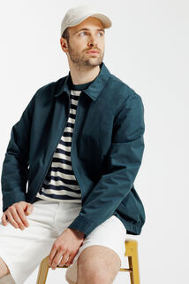 Contrasterend marine t-shirt