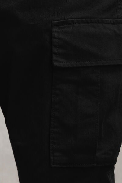 Pantalon cargo uni