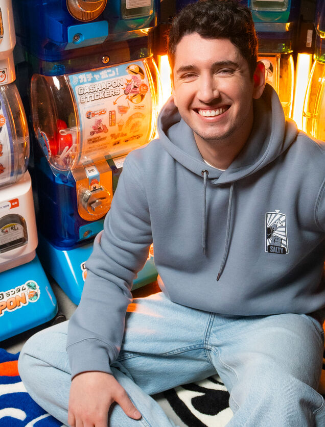 Sweater met Japan print by Paiheme Studio