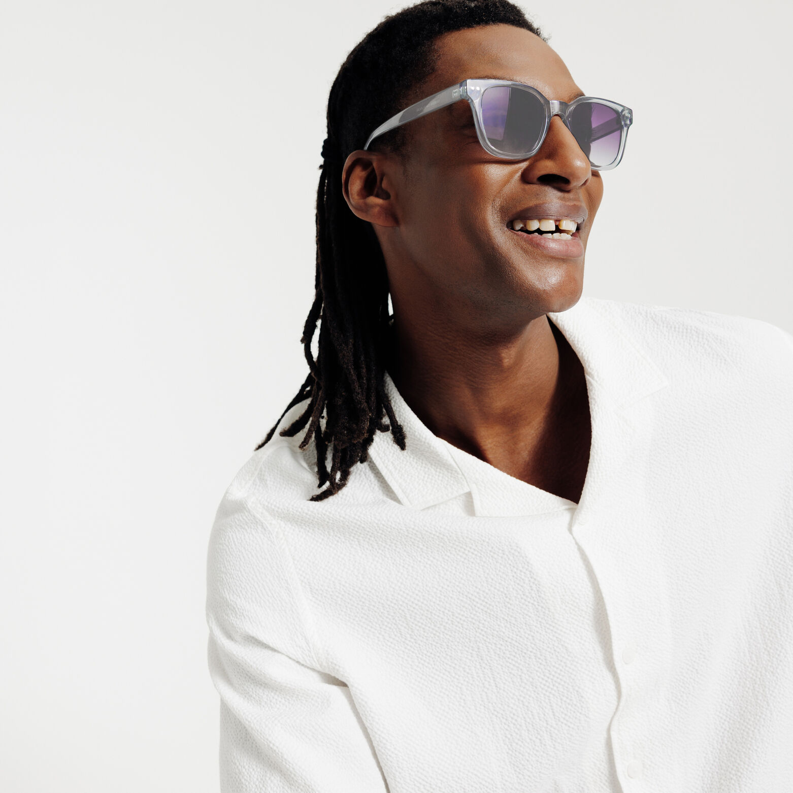 Lunettes de soleil rectangulaires