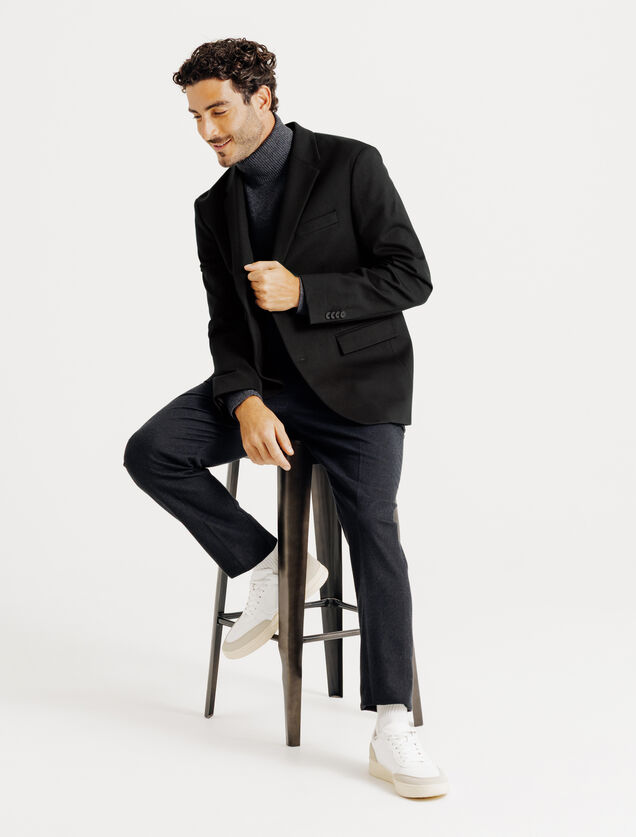 Veste blazer en maille