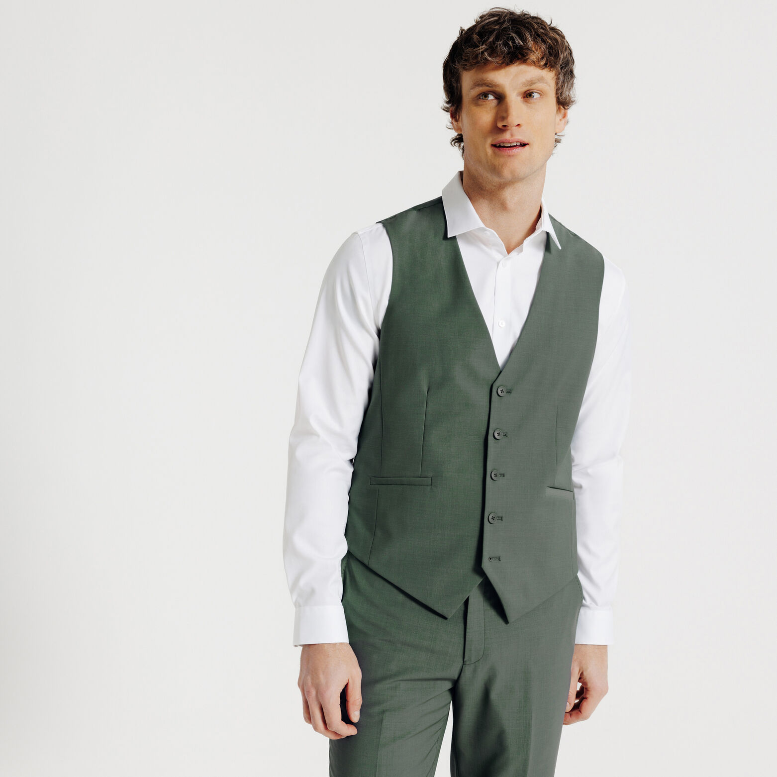 Gilet de costume slim bi-strech