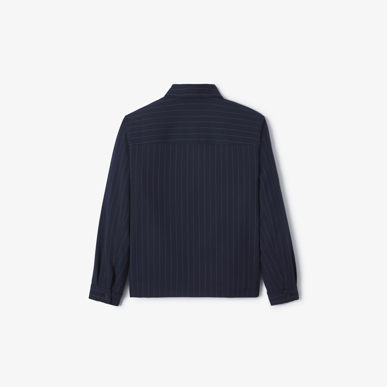 Veste col chemise zipp&eacute;e ray&eacute;e