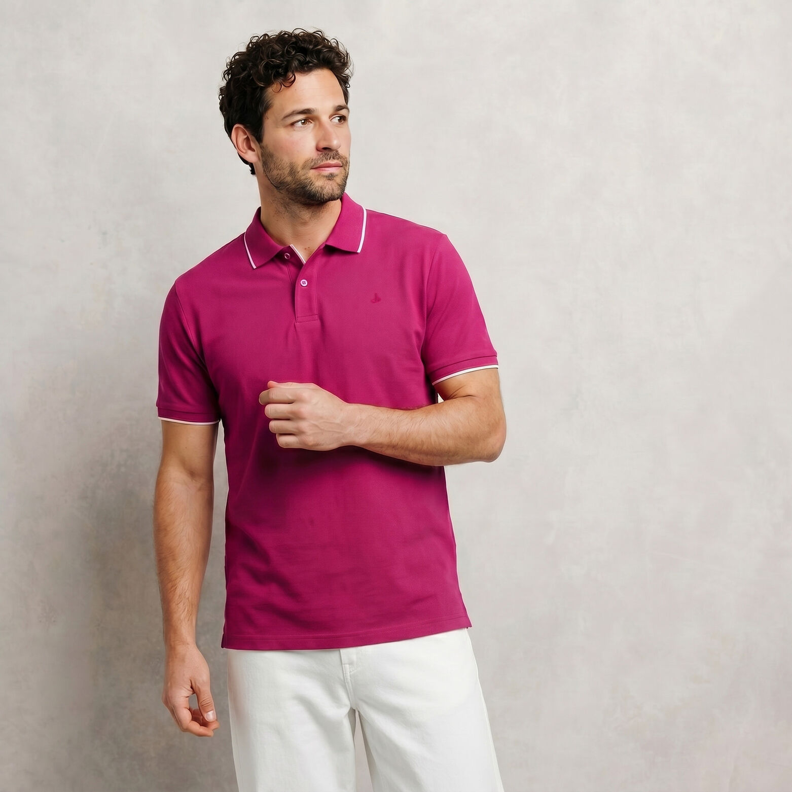 Polo manches courtes uni "le parfait by JULES"