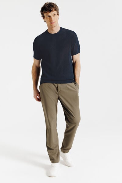 Tee shirt en maille manches courtes