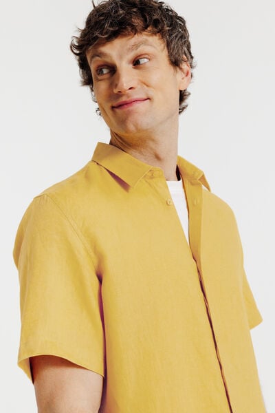 Chemisette 100% lin unie