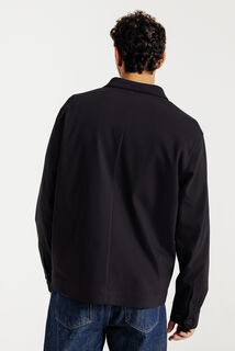 Veste boutonn&eacute;e col chemise