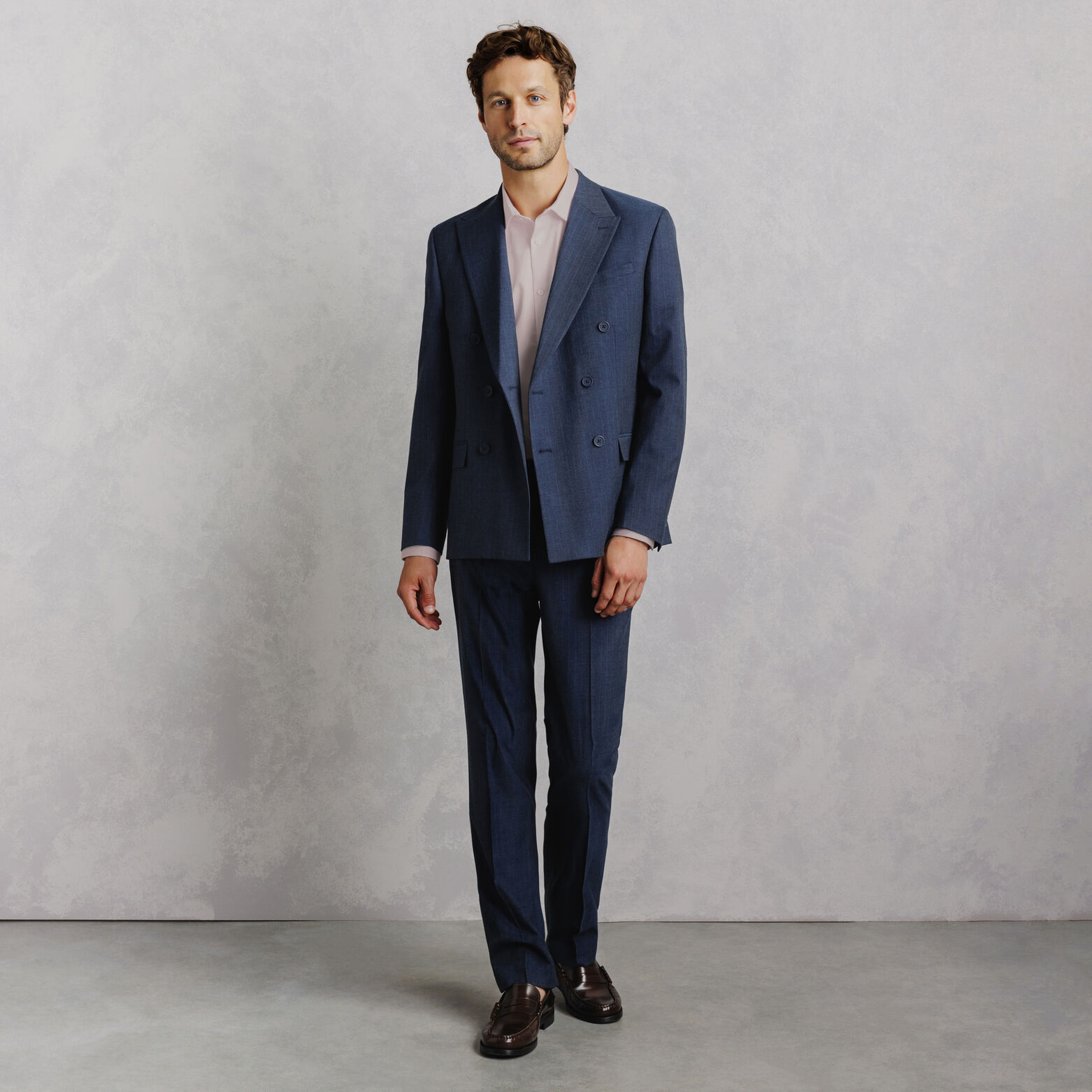 Chemise sans repassage en coton unie slim
