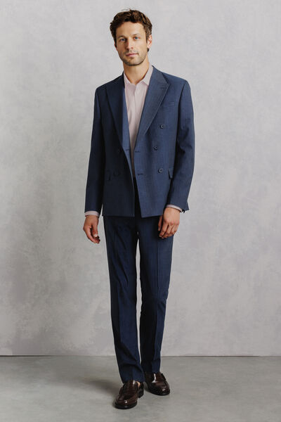 Chemise sans repassage en coton unie slim