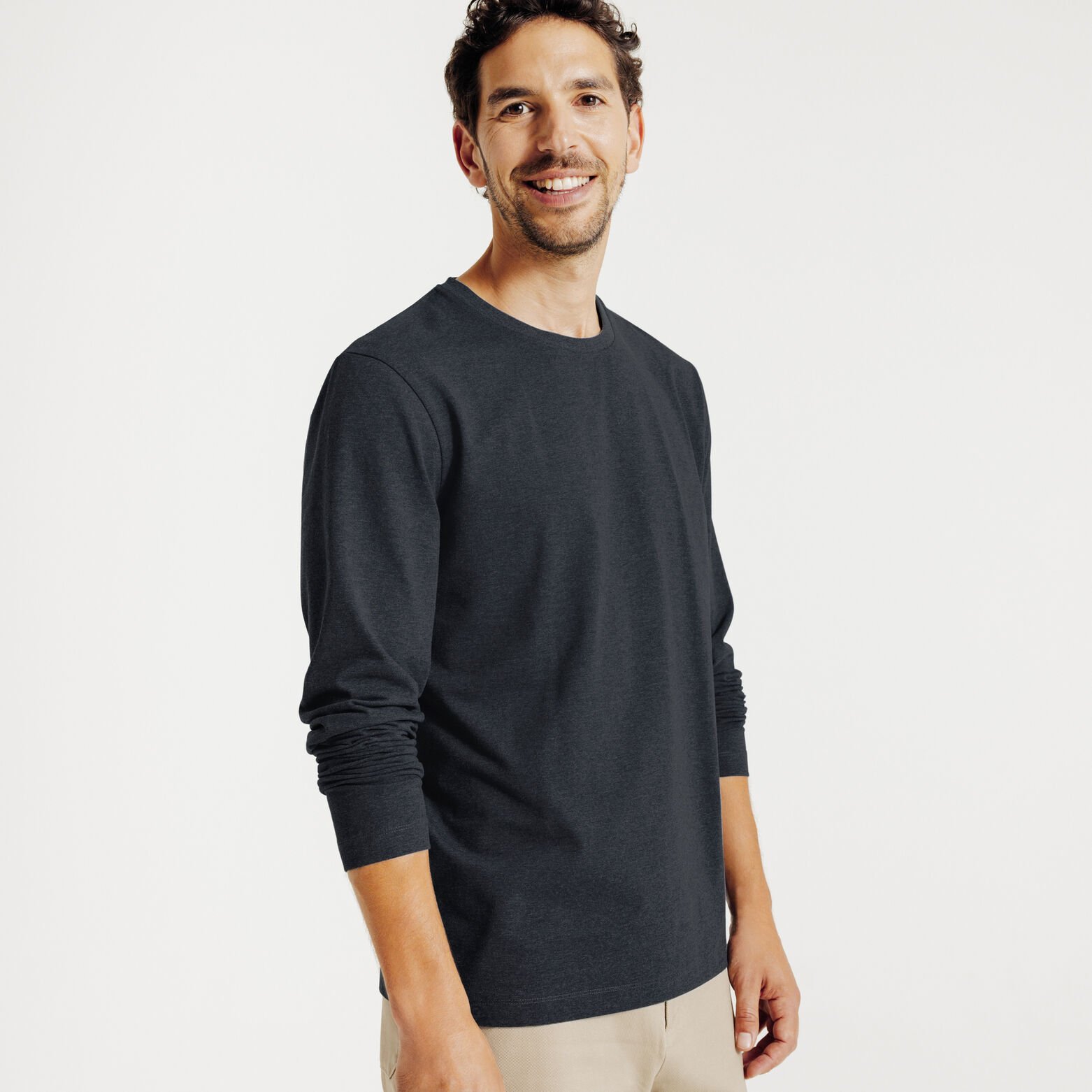 Tee shirt manches longues matière douce