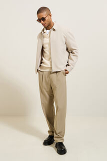 Polo en maille col resort