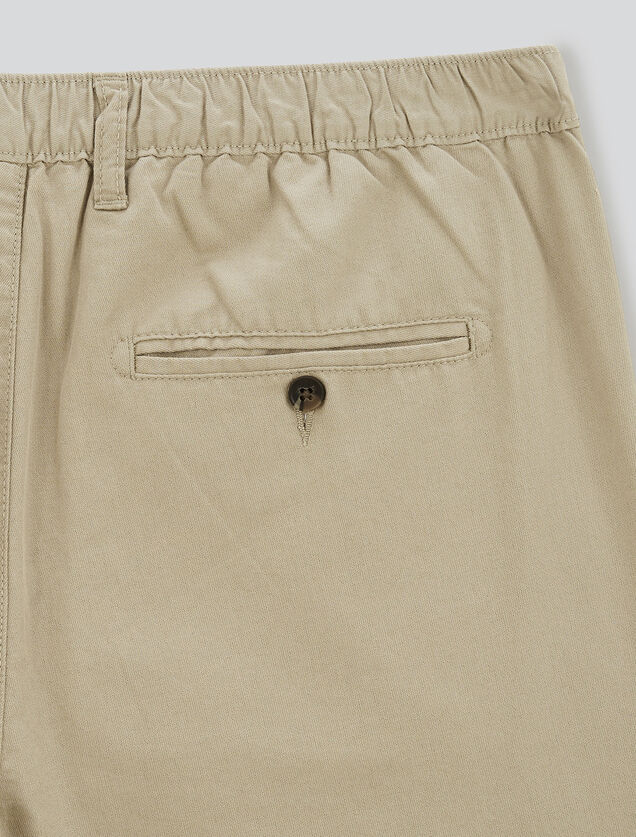 Pantalon chino large coton léger