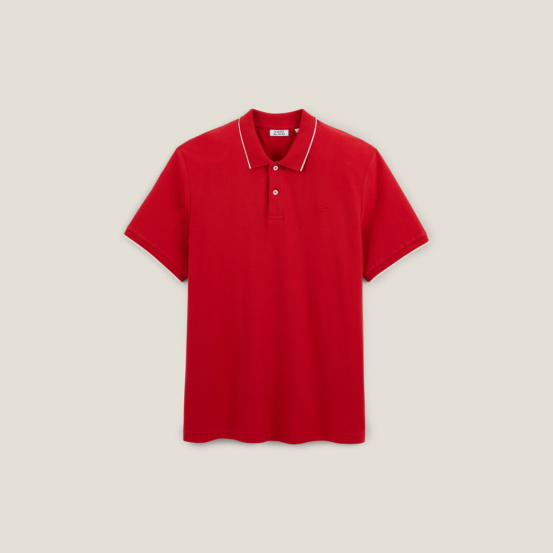 Polo manche courte Rouge homme Jules