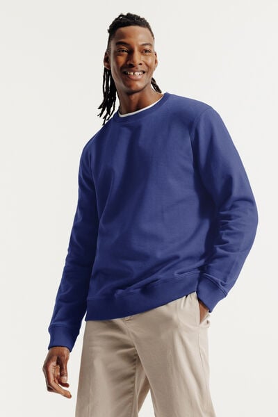 Sweat col rond uni