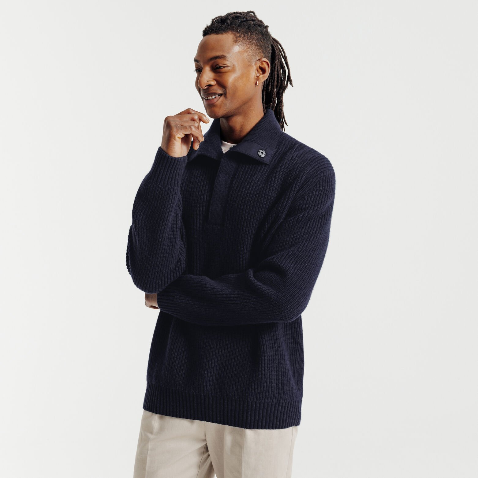 Pull col camionneur lambswool