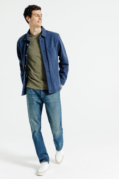 Relax fit t-shirt in katoen