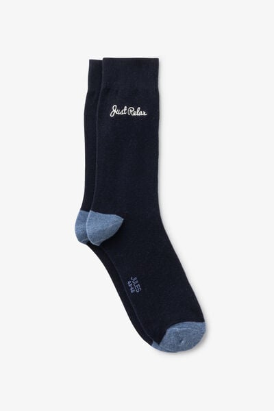 Chaussettes hautes &agrave; message