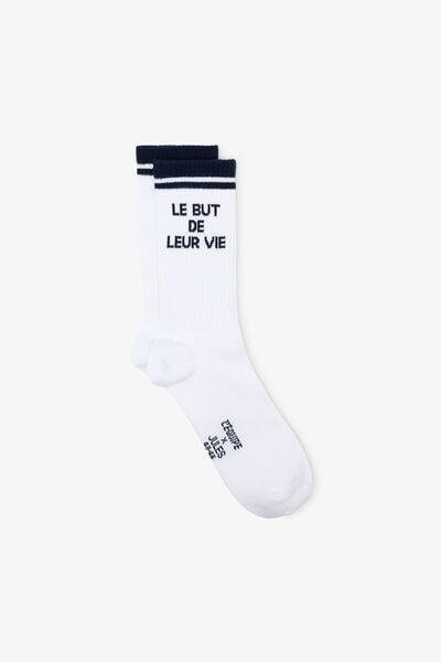 Chaussette hautes imprim&eacute; licence L'&Eacute;quipe