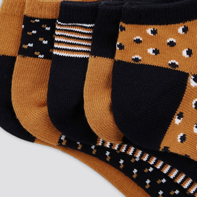 Lot de 5 paires de chaussettes micro motif coton i