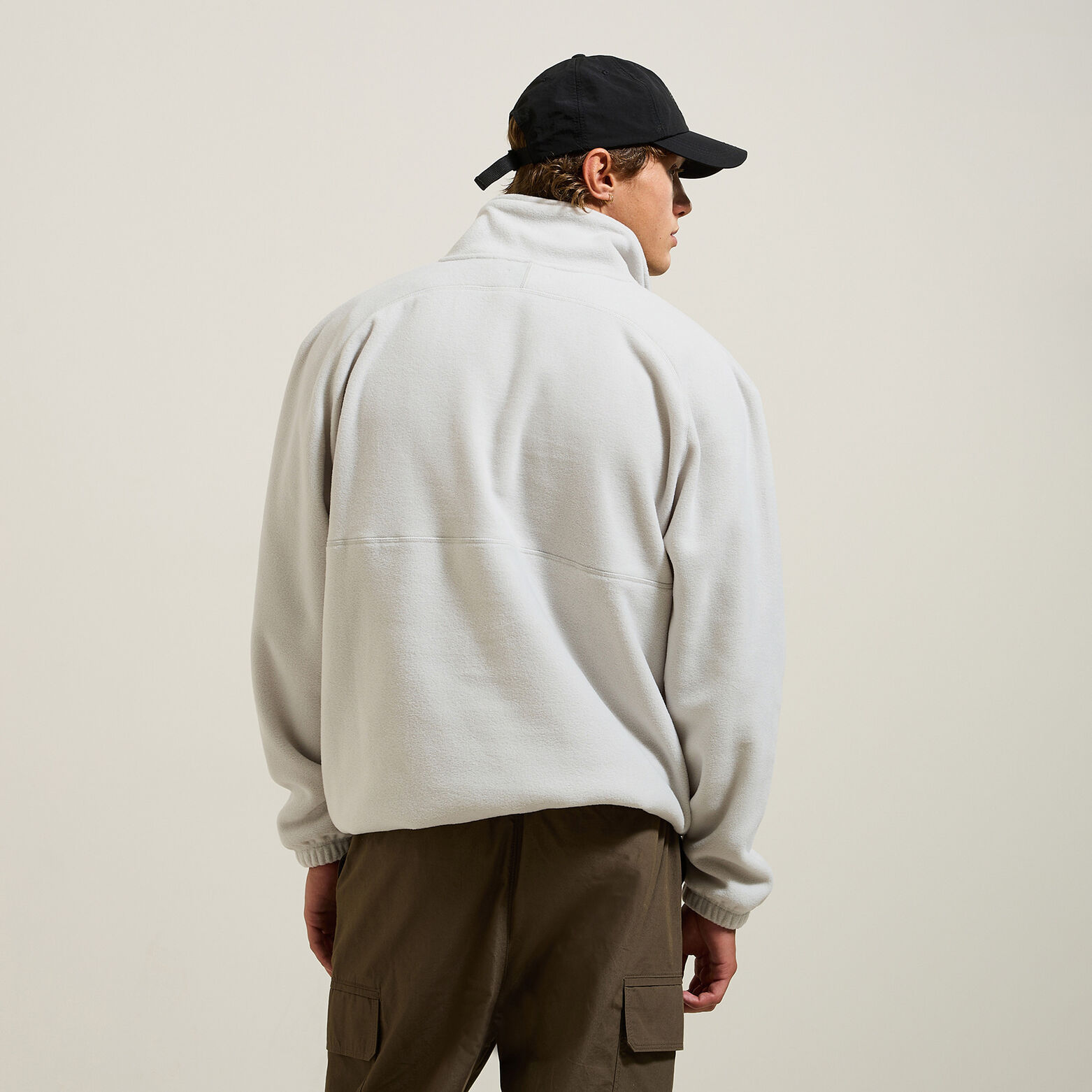 Sweat col montant zippé polaire