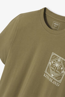 T-shirt ronde hals met print