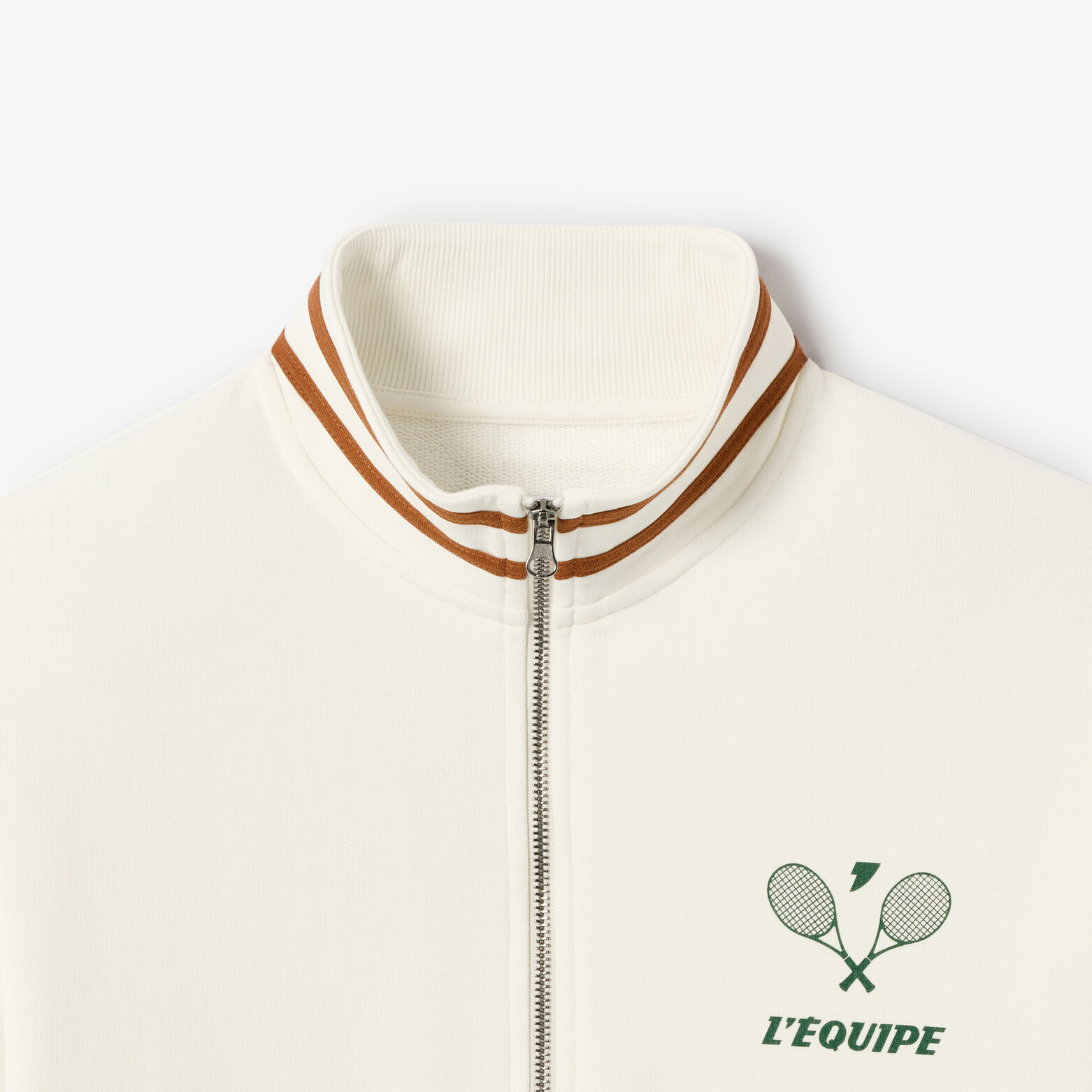 Veste zipp&eacute;e imprim&eacute;e dos licence L'&Eacute;quipe