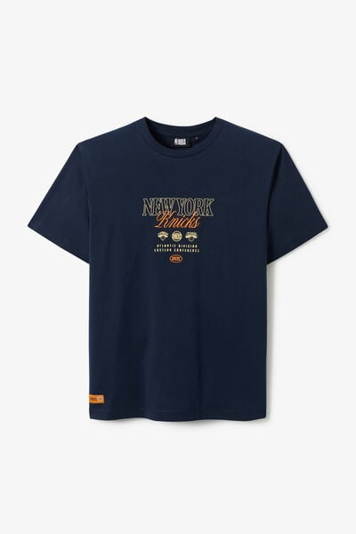 T-shirt met print New York Knicks NBA-licentie