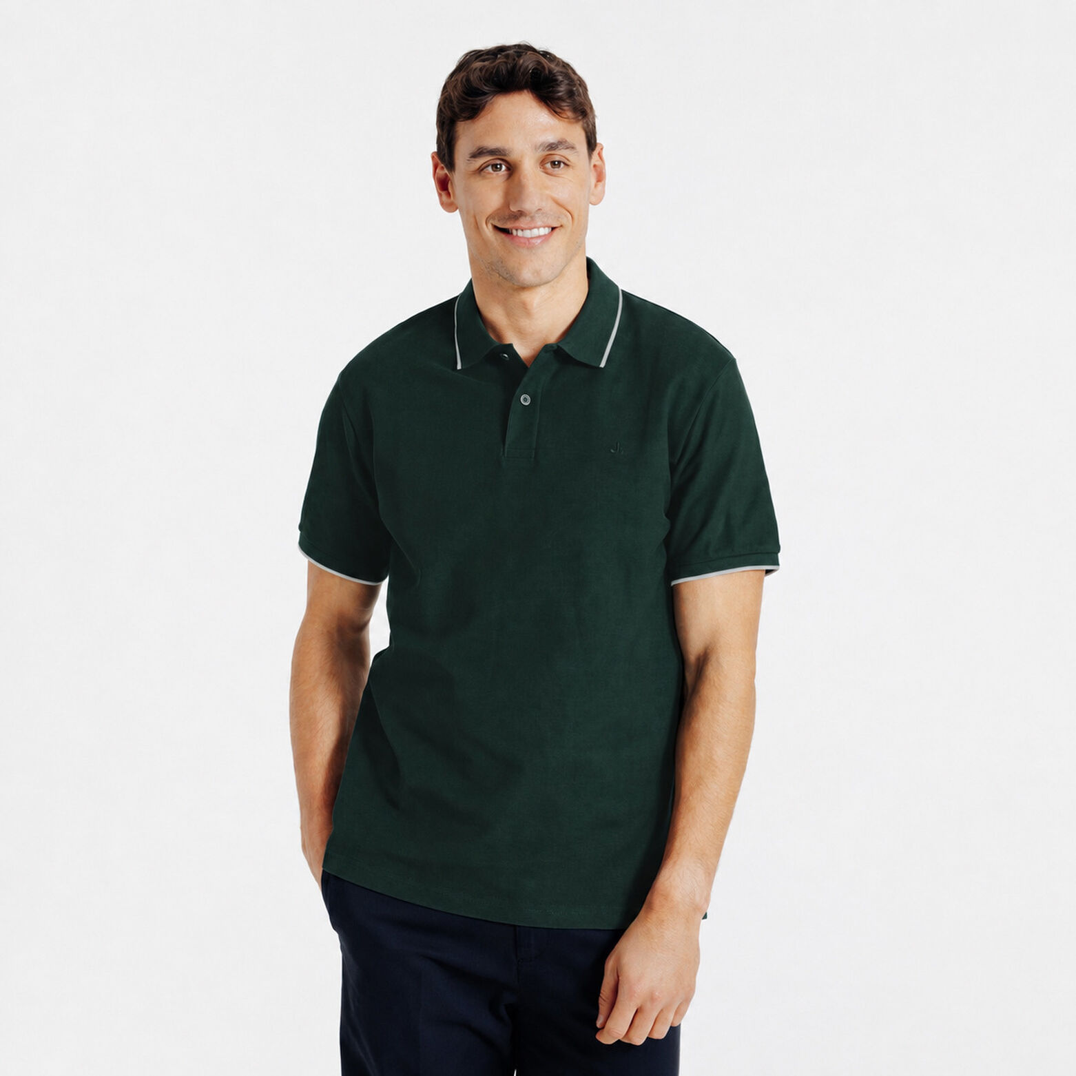 Polo manches courtes uni "le parfait by JULES"