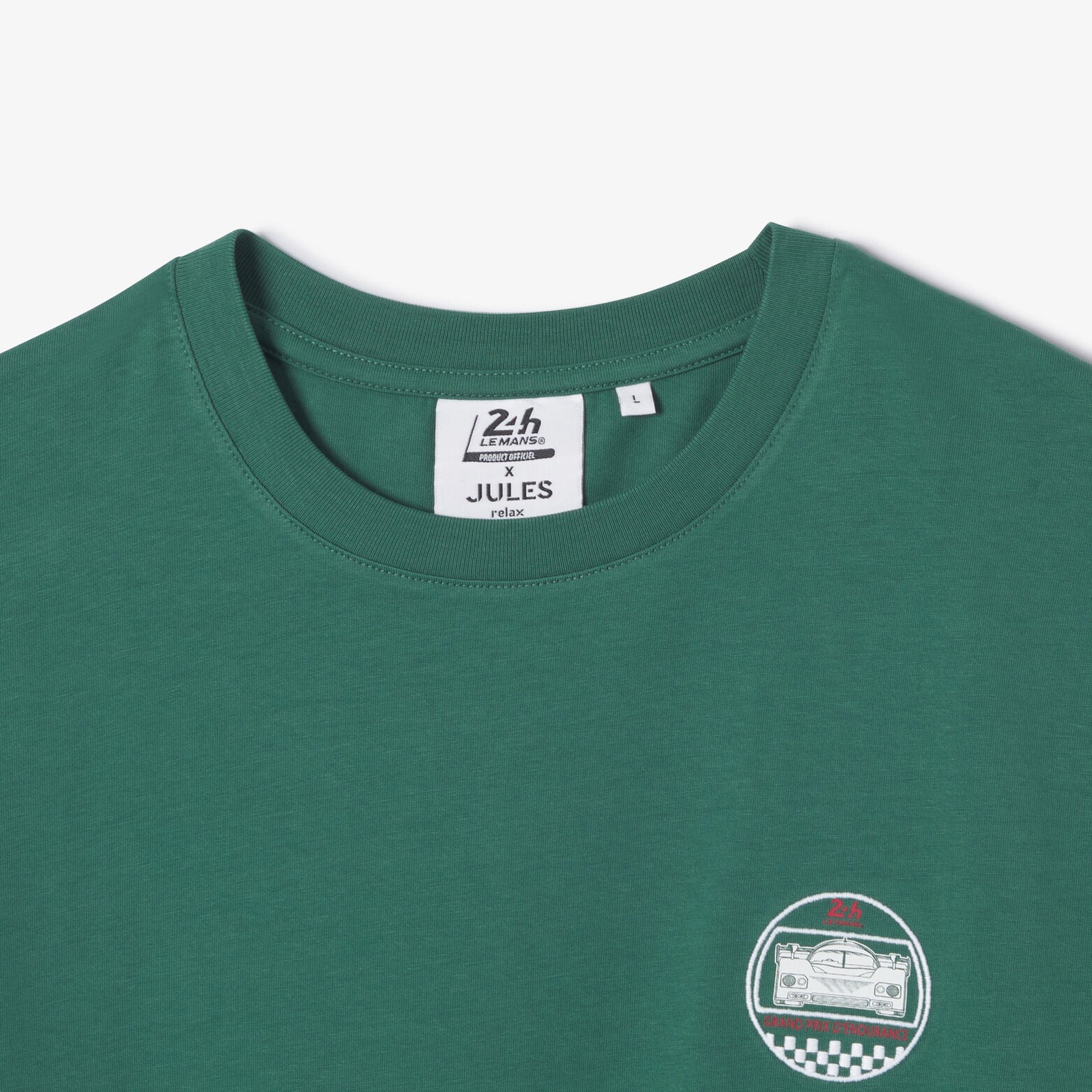 Tee shirt imprim&eacute; et brod&eacute; licence 24H le Mans