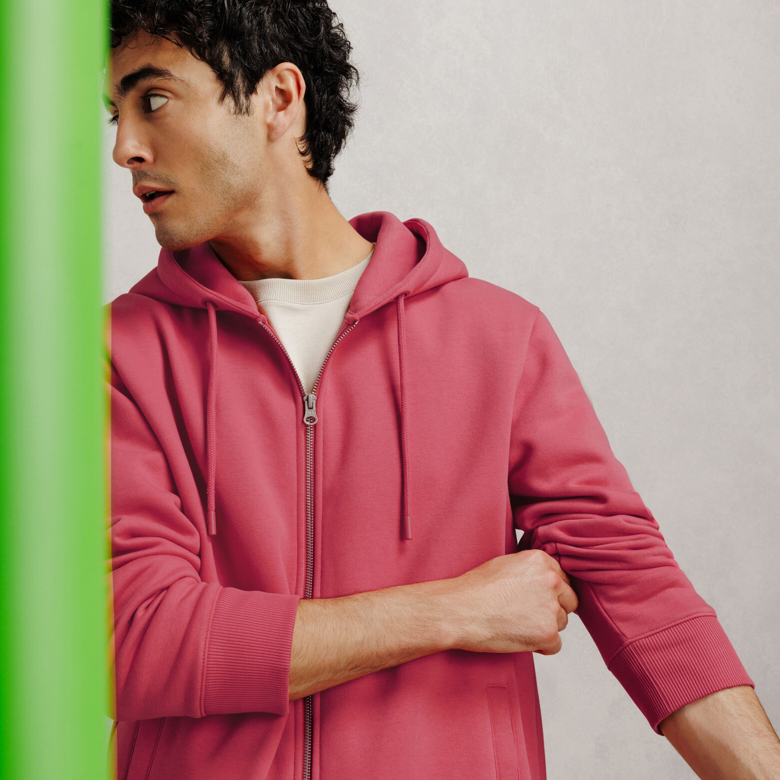 Sweat &agrave; capuche zipp&eacute;